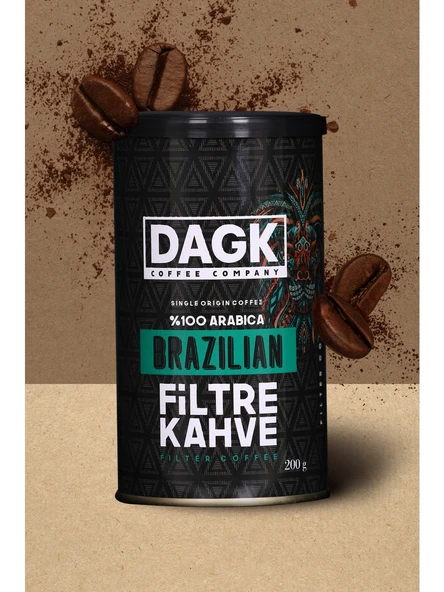 DAGK 200 GR BRAZILIAN %100 ARABICA FLİTRE KAHVE  TNK