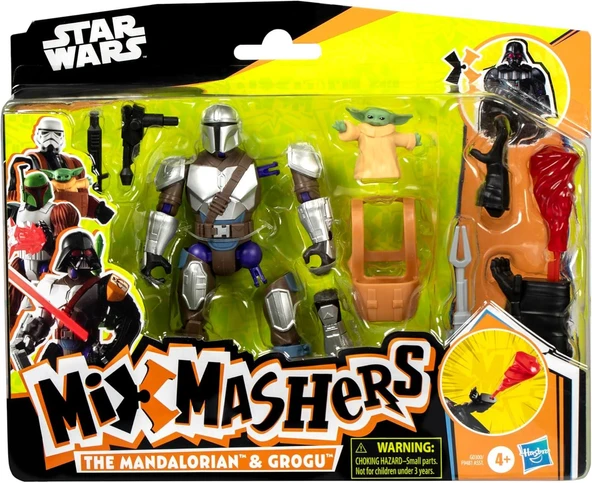 STAR WARS MIXMASHERS THE MANDALORIAN & GROGU F9481 G0300 - Resim 2