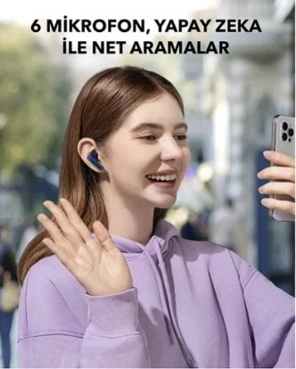 Anker Soundcore P40i Kulak İçi Bluetooth Kulaklık - 60 Saat Çalma Süresi - IPX5 - IOS ve Android Uyumlu - Beyaz - A3955 - (Anker Türkiye Garantili) - 6