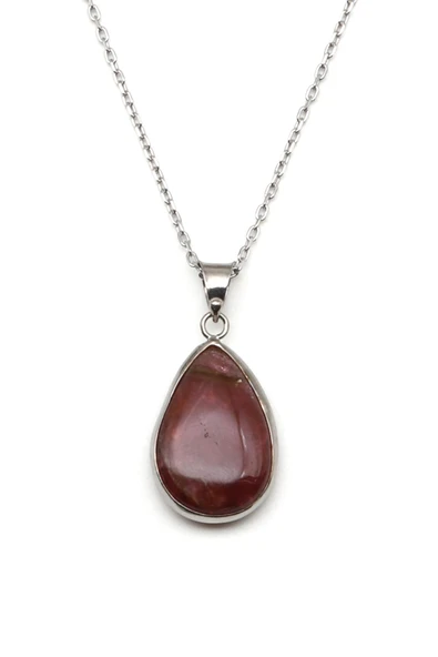 Turmalin Doğal Taş 925 Ayar Gümüş Kolye