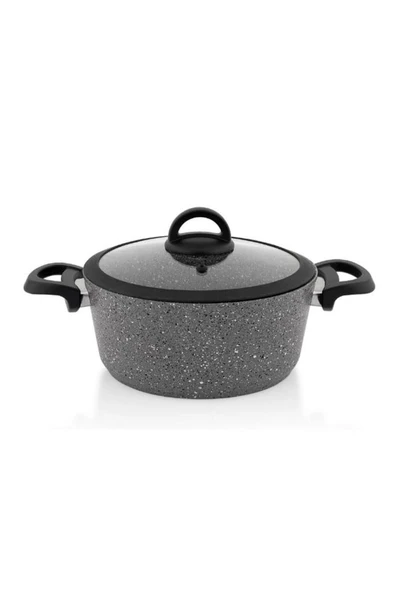 Cucina Granit Tencere Seti -7 Parça-gri - 4