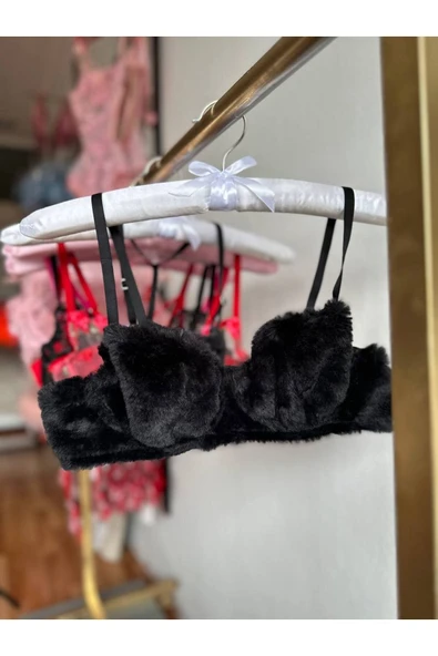 Peluş Iç Çamaşırı Tanga Takımı - Resim 2