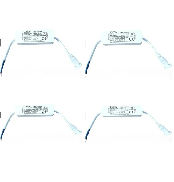 Slim CT-2517 LED Driver Seti 4’lü 18W-36W Spot Panel Trafo