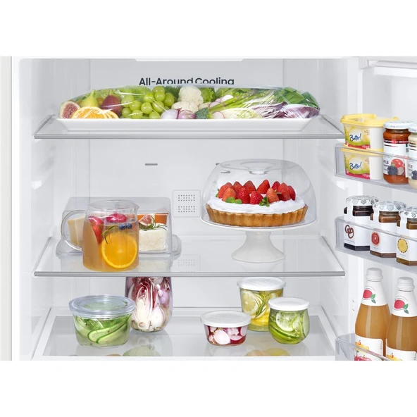 Samsung  RB45DG600EWW 458 Lt Alttan Donduruculu No-Frost Buzdolabı, Wi-Fi - 7