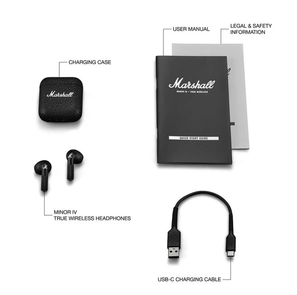 Marshall Minor Iv Bt ,tws, Siyah - 6