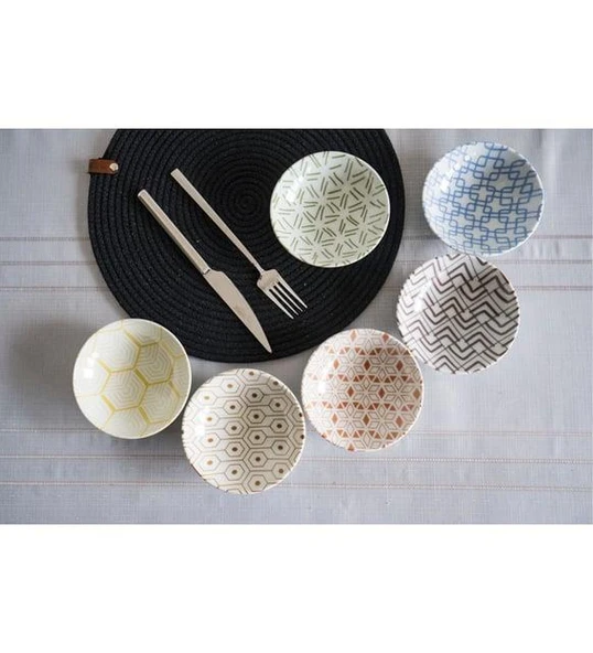 Porland Tamina 6'lı Karma Çerezlik Sosluk Kase Takımı 12cm 04PPO000603 - 3