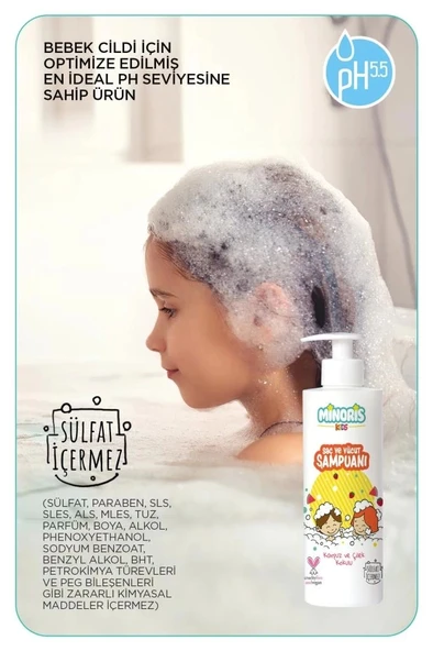 Organik şampuan ile hassas ciltlere uygun doğal temizlik sunan bebek dostu bakım ürünü - Resim 3