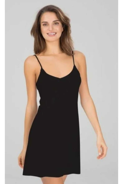 Kadın Penye Elbise Jipon Astar