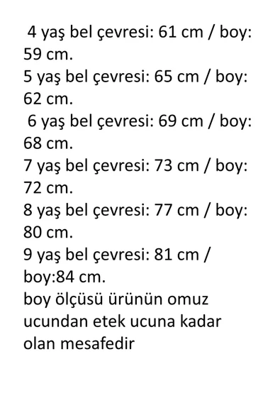 Kuromi Taç Aksesuarlı Baskılı  Kız Elbise 3/4 Yaş - 4