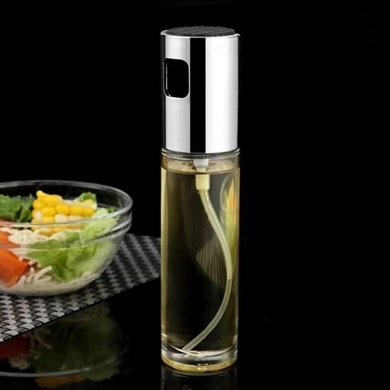 100ml Kapasiteli Şeffaf Spreyli Yağdanlık Sosluk Yağ Püskürtücü Yağ Şişesi - 2