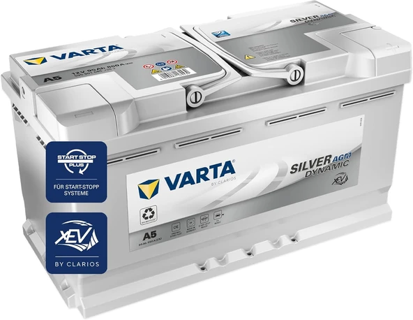 Varta 12V 95 Ah Agm Start&Stop Akü G14