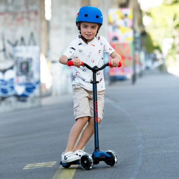 Micro Maxi Deluxe Pro LED 3 Tekerli Işıklı Çocuk Scooter Purple Pink - 3