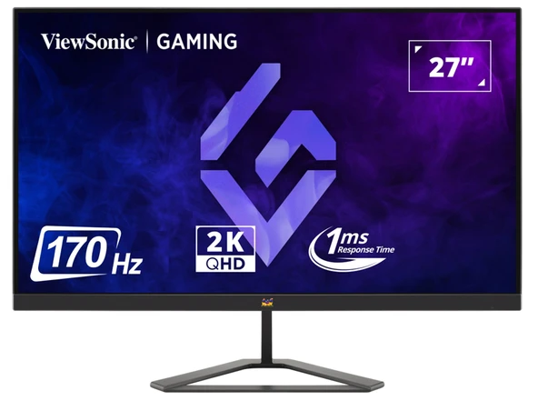 VIEWSONIC 27" VX2758A-2K-PRO 1MS 170HZ  HDMI DP HDR10 IPS 2K QHD GAMING MONITOR