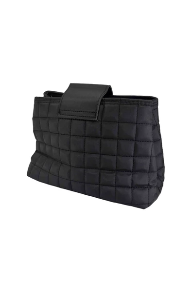 Suni Deri Kilitli Büyü Hacmi Kare Nakışlı 15*25 Cm Kadın Omuz Çantası B100002 - 2