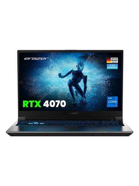 Erazer Deputy P60 4070 MD62748 i7-13620H 16 GB 1 TB SSD RTX4070 15.6" W11H FHD Dizüstü Bilgisayar