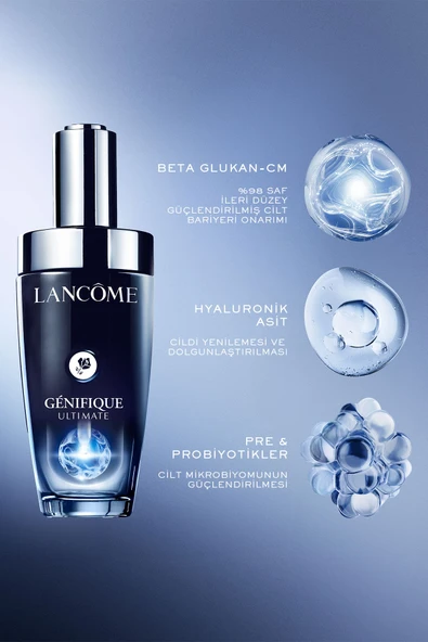LANCOME Génifique Ultimate Çift Onarım Sağlayan Yoğunlaştırılmış Serum 30 ml 3614274142365 - Resim 3