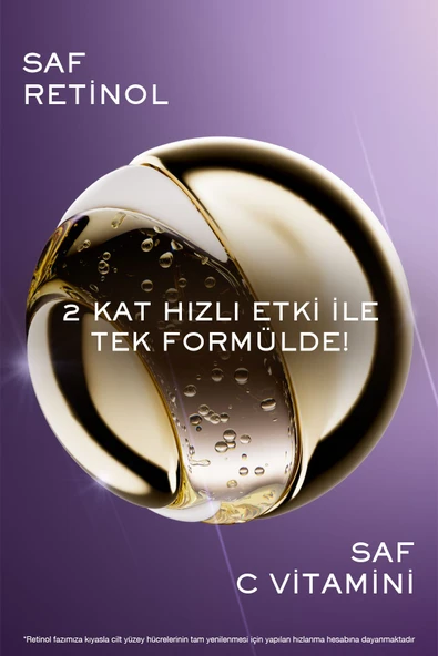 LANCOME Rénergie Triple Serum Retinol Saf Retinol, Saf C Vitamini, X Peptit 20 ml 3614274368109 - Resim 2