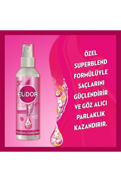 Elidor Superblend Sıvı Saç Bakım Kremi Güçlü ve Parlak 200 ML x2 - 5