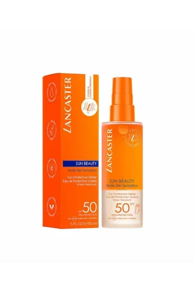 LANCASTER Sun Beauty Sun Protective Water Spf50 Uzun Süre Kalıcılık Sağlayan Güneş Kremi