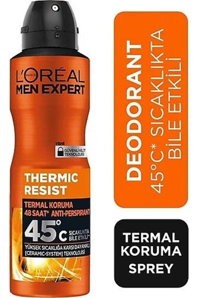 L'OREAL PARİS MEN EXPERT L'oréal Paris Men Expert Thermıc Resıst Antı-perspırant Sprey Deodorant 150ml ürün görseli 1