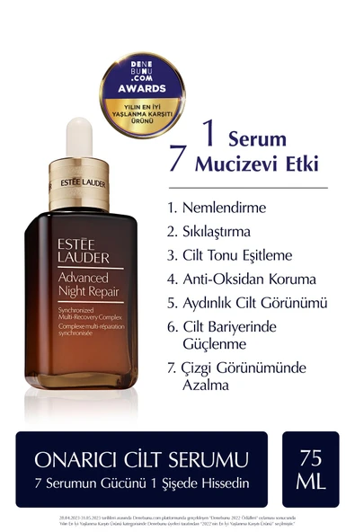 ESTEE LAUDER Yaşlanma Karşıtı Serum - Advanced Night Repair Onarıcı Gece Serumu - 75 ML..Estee-