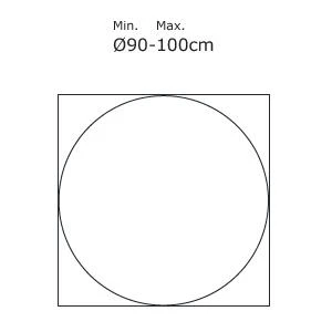 Tablalı Masa Ayağı 11.483.110.C - H110cm - 2