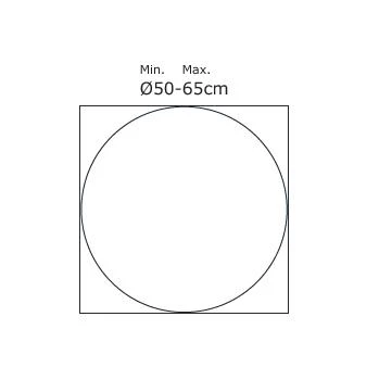 Tablalı Masa Ayağı 11.485.C110 - H110cm - Resim 2