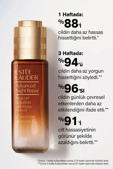 ESTEE LAUDER Konsantre Serum - Advanced Night Repair Rescue Solution - 20ml, Kızarıklık Ve Tahriş Karşıtı Formül - 4