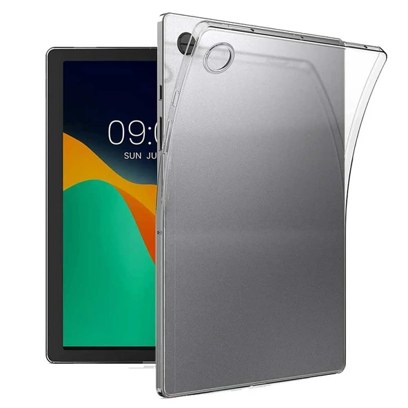 Samsung Galaxy Tab A8 X200 X205 Uyumlu 10,5 inç Şeffaf Silikon Tablet Kılıfı ürün görseli 1