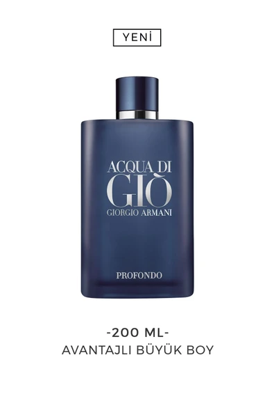 GİORGİO ARMANİ Acqua Di Gio Profondo Edp 200 ml Erkek Parfüm 3614272865242