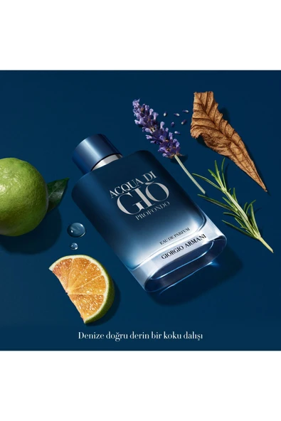 GİORGİO ARMANİ Acqua Di Gio Profondo Edp 100 ml Erkek Parfum 3614273953849 - 2