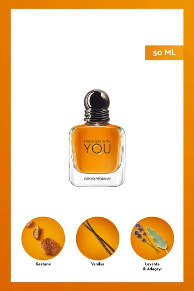 EMPORİO ARMANİ Stronger With You Edt 50 Ml Erkek Parfüm 3605522040281