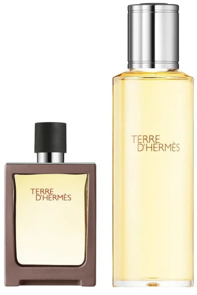 HERMES Terre D Pure Parfum Edp 30 Ml+ 125 Ml Refill Erkek Parfüm Set