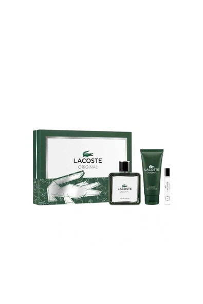 LACOSTE Original Edp 100 ml Erkek Set Parfüm