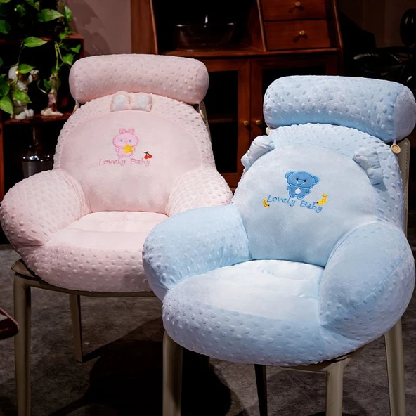 Çizgi Film Peluş Kalınlaştırılmış Oturma Minderi - Kedi 65cm - 11