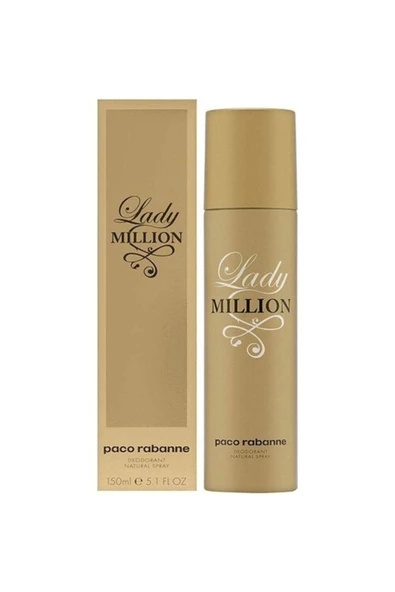PACO RABANNE Lady Millione Pour Femme Kadın Deodorant 150 ml - 1