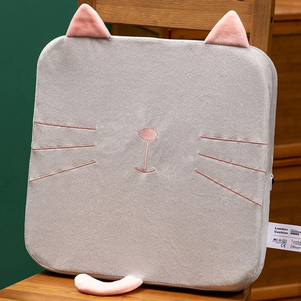 Yükseltici Peluş Minder - Sarı Dinozor - 40x40x10cm - 8