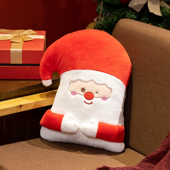 Noel Serisi Noel Baba Peluş Yastık - 45cm