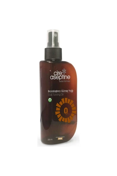 Bronzlaştırıcı Güneş Yağı 0 Spf 200 ml