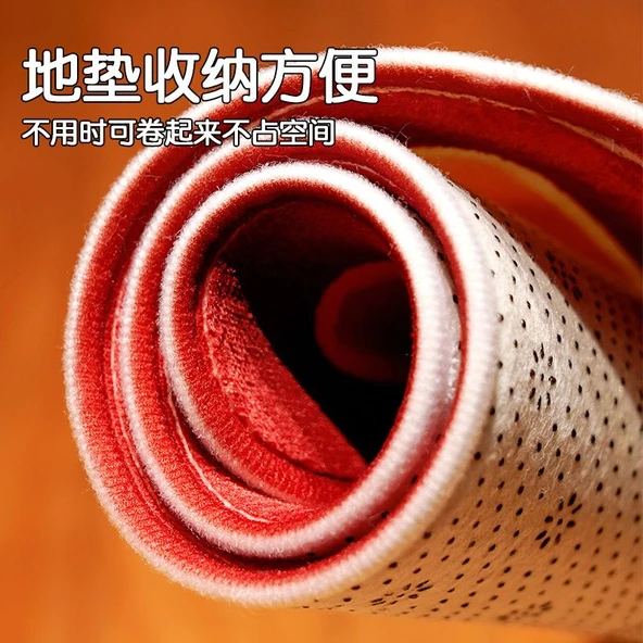 Yeni Yıl Temalı Paspas - Hao Shi Fasheng Desenli 40x60cm - Resim 9