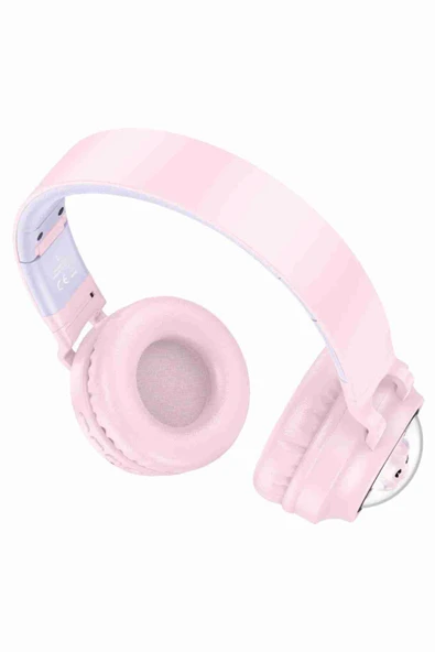 Hoco W50 Cute Fun Bluetooth 5.3 RGB Kablosuz Kulaklık - 6