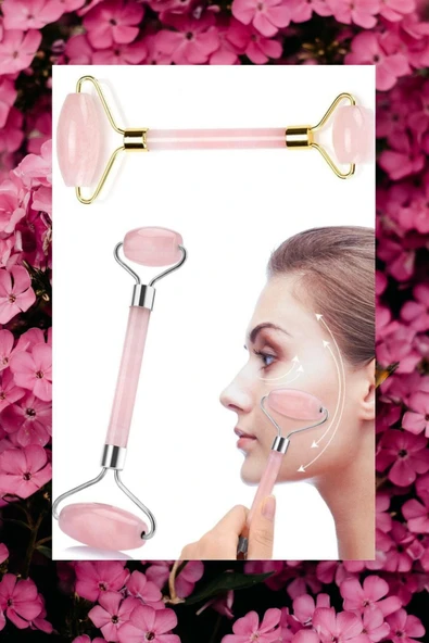 QNİAY Roller Pempe Kuvars Taşı Masaj Roller