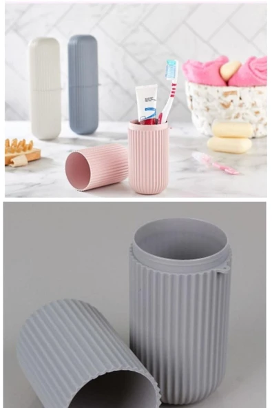 QNİAY Organizer Kutu Aksesuar Makyaj Fırçası Diş Fırçası Saklama Seyahat Seti