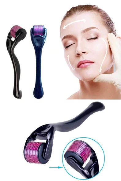 QNİAY Dermaroller 540 Iğneli Derma Roller 0.5 Mm Iğne Cilt Yüz Vücut Yenileme Masaj Aleti - Resim 2