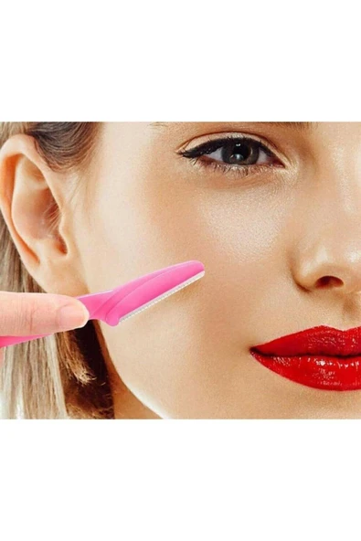 AŞÇIBAŞI TİCARET Yüz Jilet Ve Kaş Şekillendirici Kadınlar Için Hassas Kaş Usturası - Resim 2