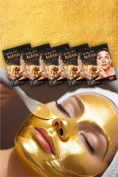 QNİAY 24k Altın Ve Kolajenli 20g Aydınlatıcı Onarmaya Yardımcı Gece Uyku Maskesi 1 Adet Sürülebilir Maske - Resim 6