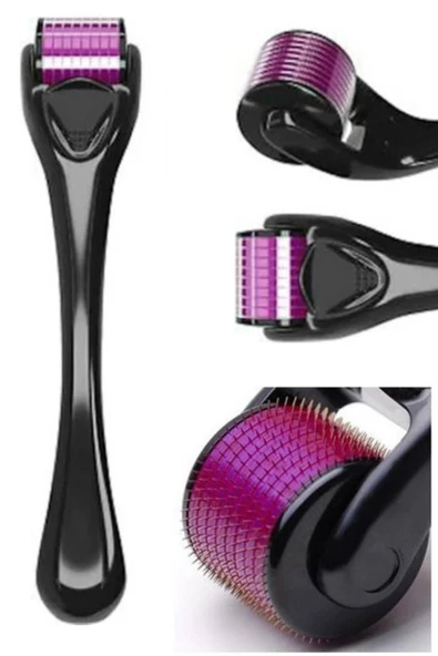 QNİAY 540 Iğneli 0.5 Mm Iğne Cilt Yüz Vücut Yenileme Masaj Aleti Derma Roller ürün görseli 1