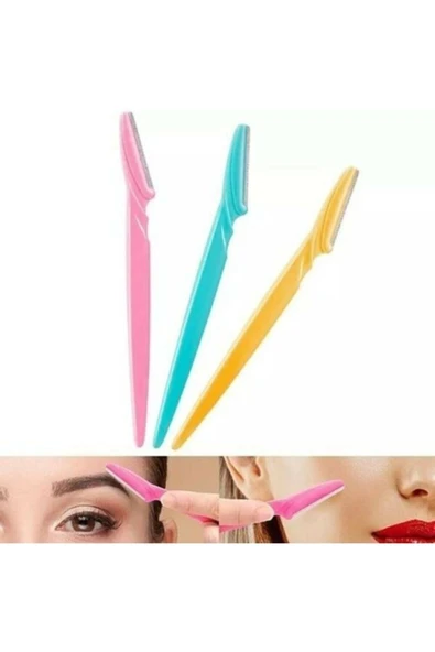 AŞÇIBAŞI TİCARET Yüz Jilet Ve Kaş Şekillendirici Kadınlar Için Hassas Kaş Usturası - Resim 4