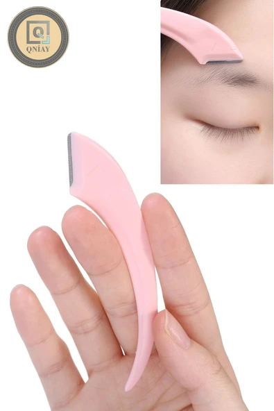QNİAY Taraklı Kaş Bıyık Makası Ve Kaş Ustura Seti Taraklı Kaş Düzelme Epilasyon Kaş Ustra Kaş Jileti - Resim 3