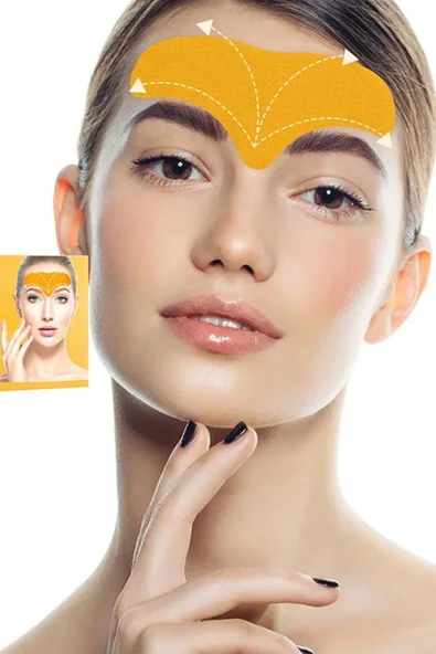 QNİAY Kolajen Maske Alın ve Kaş Ortası Bölgesi Alın Hattı Kaldırma (1adet) jel Maske Yüz Cilt Bakımı
